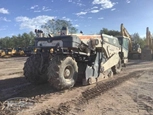 Used Cold Recycler in yard,Back of used Wirtgen